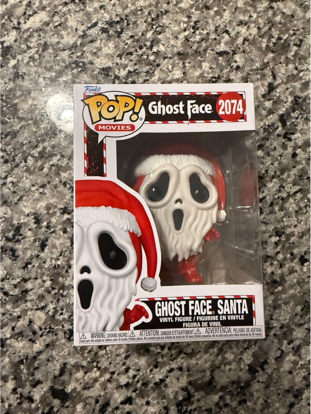 Funko Pop! Movies Ghost Face Santa #2074 Christmas Holiday Scream